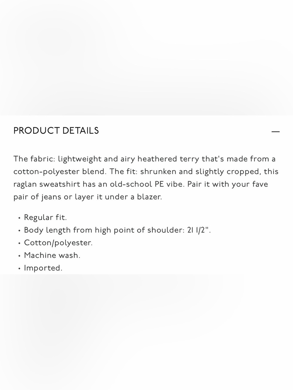 MADEWELL Raglan Sweatshirt - Picture 12 of 12